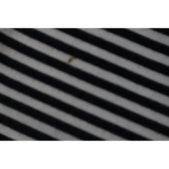 Jones New York Sport Black & White Striped Button‎ Henley Shirt Small - Picture 10 of 10